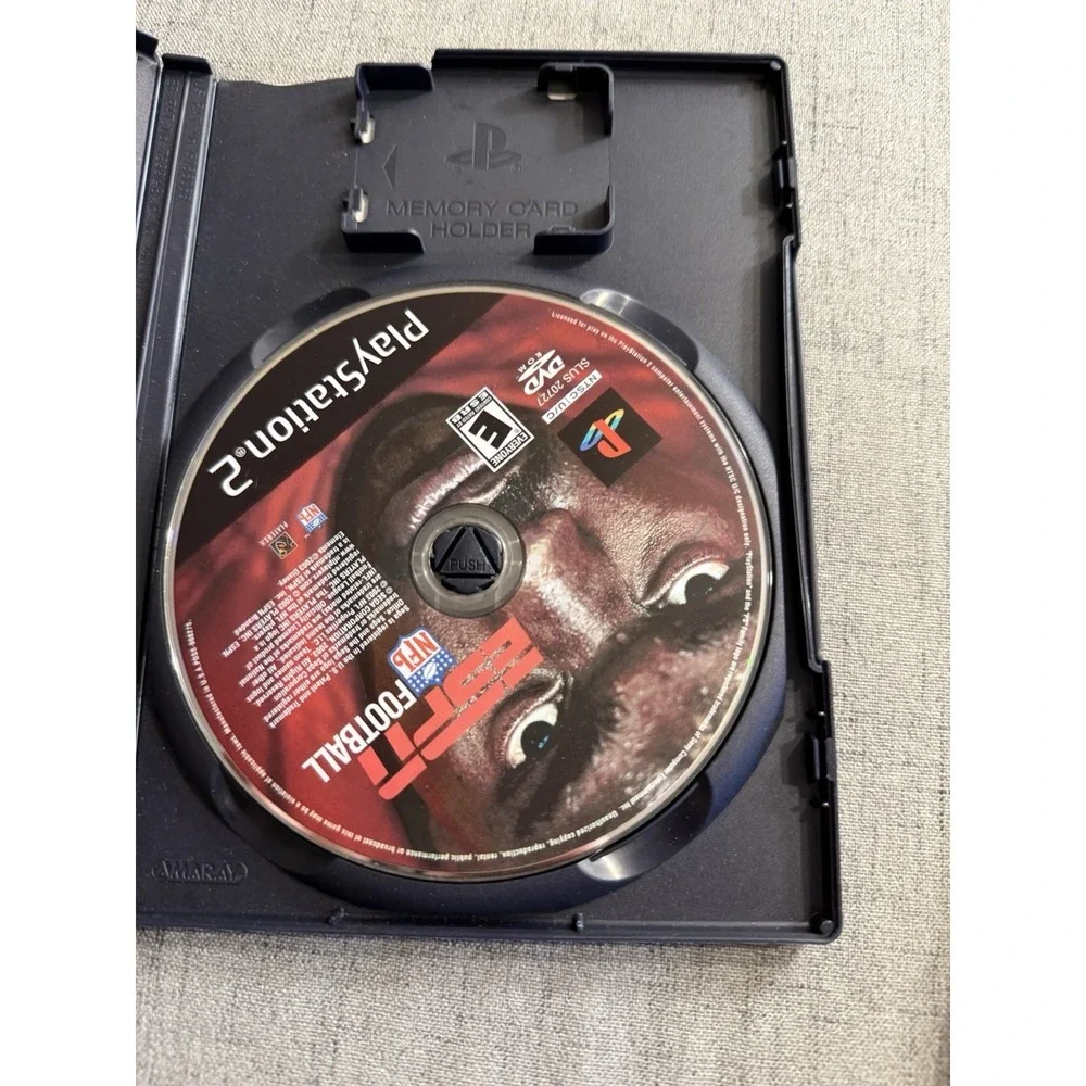 ESPN NFL Football (Sony PlayStation 2, 2003) PS2 With Pamphlet 2 Disc Set Untest
